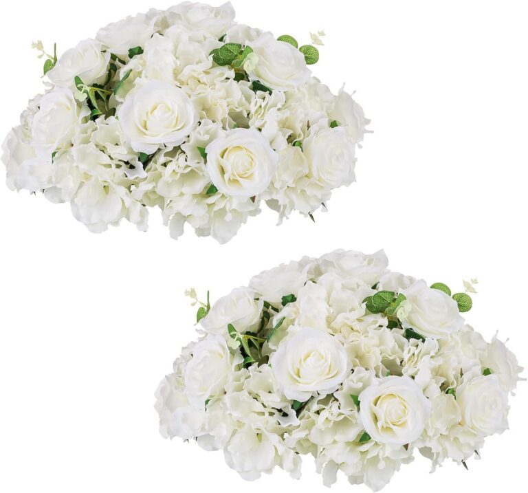 Location boule de fleur blanc 40cm
