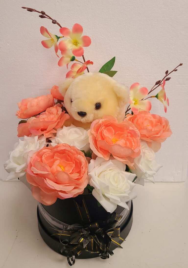 Coffret fleur et nounours
