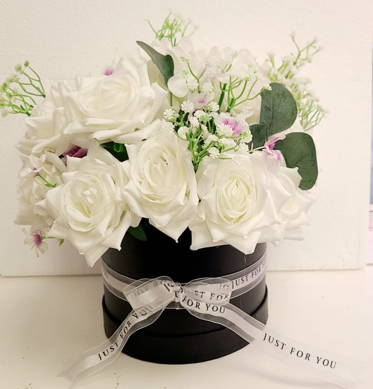 Coffret de roses