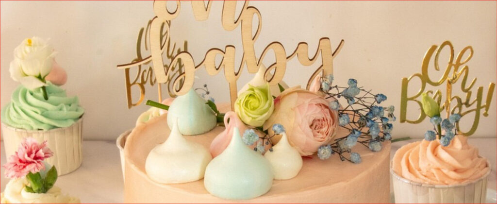 Décoration pour un baby shower